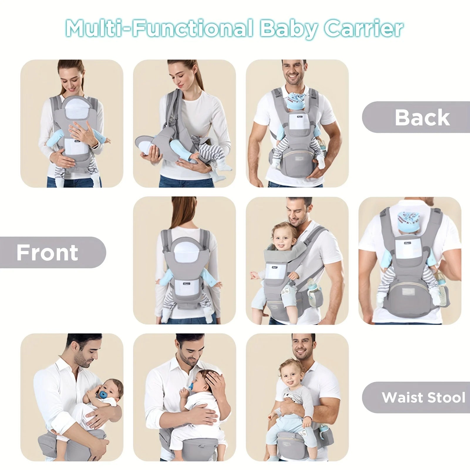 6-in-1 Multifunctional Baby Carrier