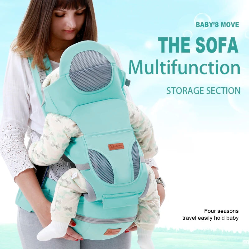 Travel Baby Carrier Backpack with Hip Seat