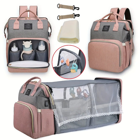 Large-capacity Travel Baby Backpack Mommy Outing Bag